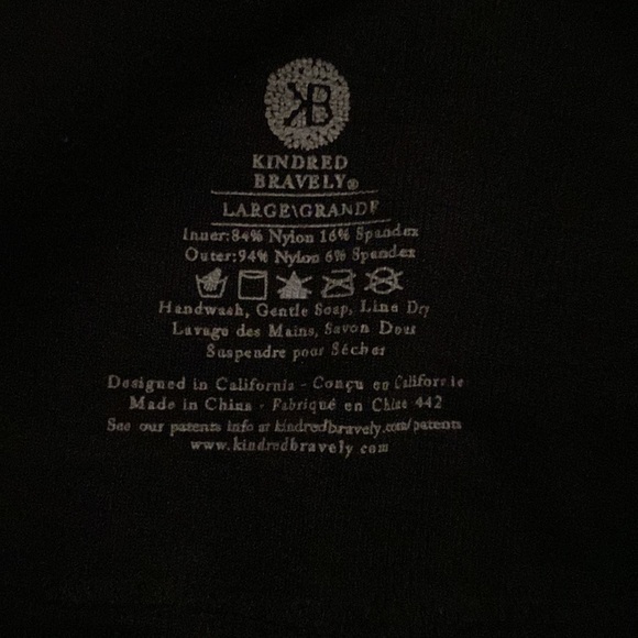 Kindred bravely black large nursing and pumping bra - Picture 2 of 2